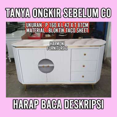 MEJA TV PENDEK ESTETIK KAKI BESI BUFET TV ESTEKIK KAKI BESI BUPET TV MINIMALIS ESTETIK KAKI BESI FRE