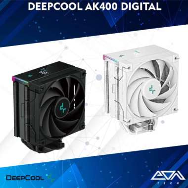 Deepcool AK400 DIGITAL 12CM Fan W/LGA1700 CPU Cooler White