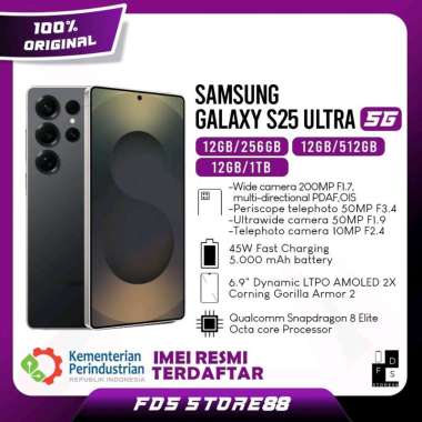 Samsung Galaxy S25 Ultra 5G 12/256 GB 12/512 GB 12/1 TB Garansi Resmi SEIN 12/256GB SilverBlue