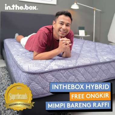 INTHEBOX Hybrid {Matras - Biru [180 x 200]} Free Pillow 180 x 200 Biru