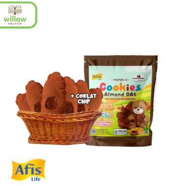 Snack Bayi - Afis Life Popimon Cookies Almond Oat Chocochips