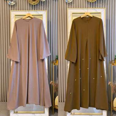 Shofiya Dress Abaya Santin Polka ( Adem dan Lembut )