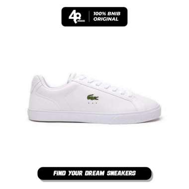 Sepatu Sneakers Pria Lacoste Lerond White (L4M45CMA0100) Original 45