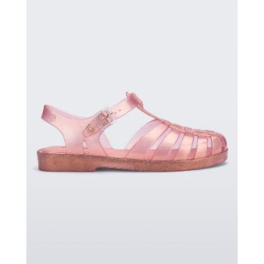 Melissa Possession Shiny Ad Sandal Flat Wanita - Pearly Pink 41-42