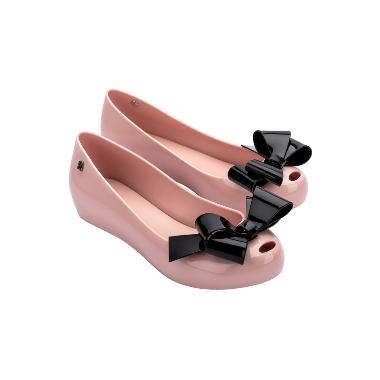 Melissa Ultragirl Classy Ad Sepatu Flat Wanita - Pink/Black 37
