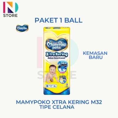 MamyPoko Xtra Kering 1 Ball S38/M32/L28/XL26/XXL24//M48/L42/XL38/XXL34/PEREKATNBS44/NBS12/PEREKATM40