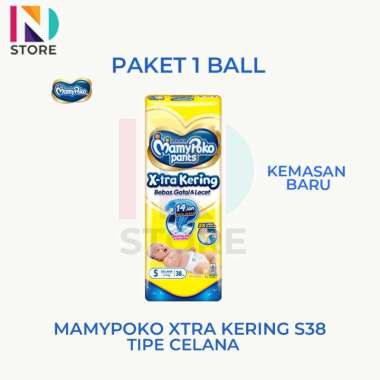 MamyPoko Xtra Kering 1 Ball S38/M32/L28/XL26/XXL24//M48/L42/XL38/XXL34/PEREKATNBS44/NBS12/PEREKATM40