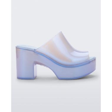 Melissa Mule Hype Ad Sandal Heels Wanita - Pearly Blue 37