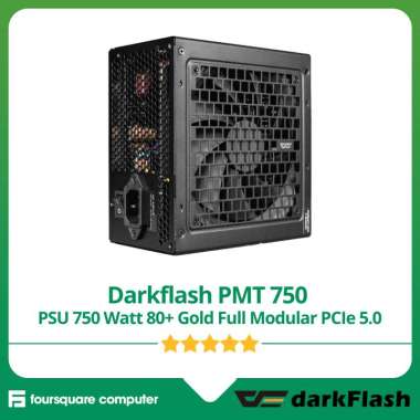 Darkflash PMT750 PSU 750 Watt 80 Plus Gold Full Modular PCIe 5.0
