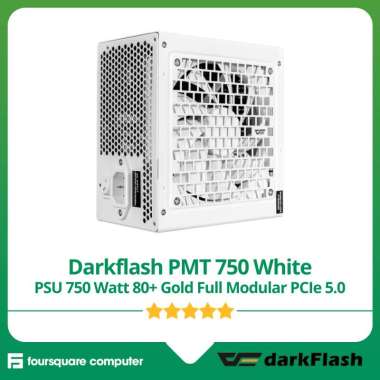 Darkflash PMT750 White PSU 750 Watt 80 Plus Gold Full Modular PCIe 5.0