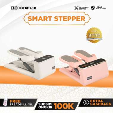 BODIMAX SMART STEPPER/ Mini Stepper / Air Climber Stepper / Walker / Alat Fitness PINK