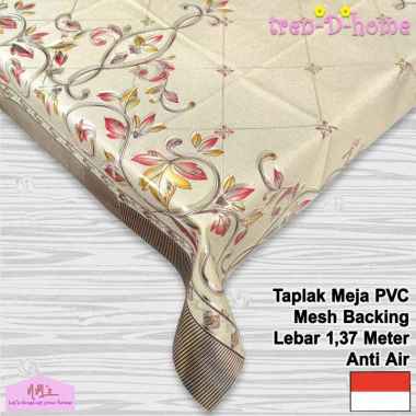 Tren-D-home - Taplak meja makan modern kulkas ruang tamu plastik pvc elegan anti air minyak waterpro