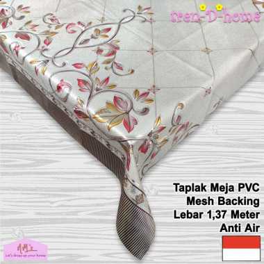 Tren-D-home - Taplak meja makan modern kulkas ruang tamu plastik pvc elegan anti air minyak waterpro