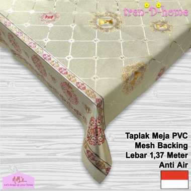 Tren-D-home - Taplak meja makan modern kulkas ruang tamu plastik pvc elegan anti air minyak waterpro