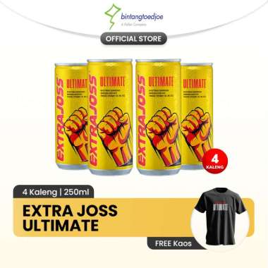 Extra Joss Ultimate 4 Kaleng FREE Kaos
