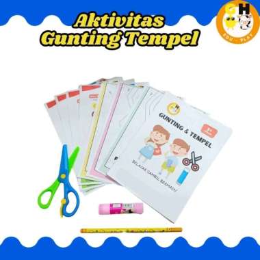 Worksheet Anak Usia 2 - 6 tahun KB PAUD Activity Book Wipe Clean A5 Buku Aktivitas Mainan Montessori