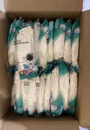 Jamur enoki fresh Import 1 dus 50 pack