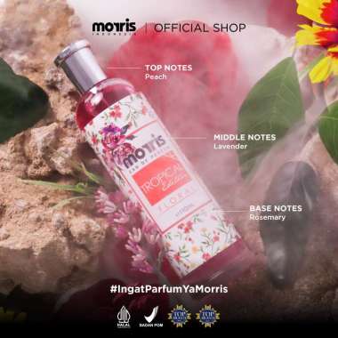 Morris Tropical Floral Parfum Wanita - Merah [110 mL]