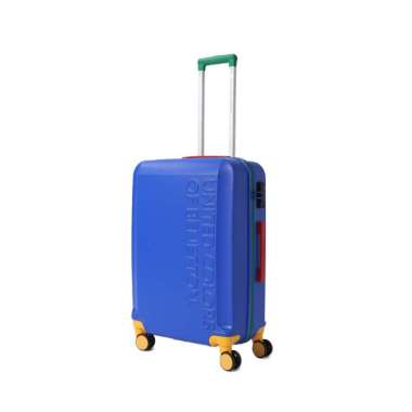 TERMURAH - United Colors Of Benetton LUGGAGE OF 24 Inch Blue - Koper Kapasitas besar Bagasi Original
