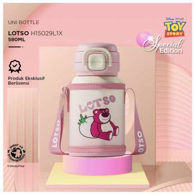 Goto Uni x Lotso Bottle Aesthetic Tumbler Botol Tempat Minum Anak H15029L1X 580ML