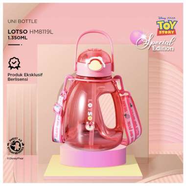 Goto Uni x Lotso Bottle Aesthetic Tumbler Botol Tempat Minum Anak HM8119L 1350ML