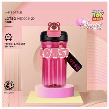 Goto Uni x Lotso Bottle Aesthetic Tumbler Botol Tempat Minum Anak H10025-2X 680ML