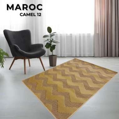 MAROC Karpet Lantai 100X150 CAMEL 12
