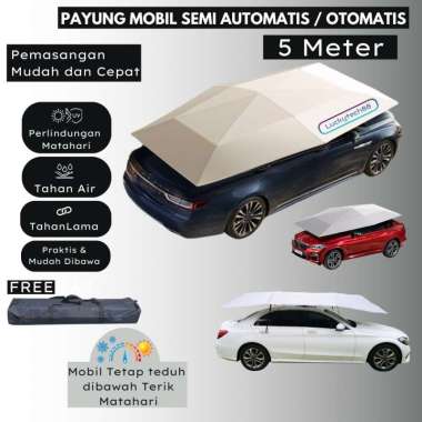 Payung Mobil Portable 5M | Payung Mobil Otomatis | Payung Mobil Protektor | Payung Mobil Semi Otomat