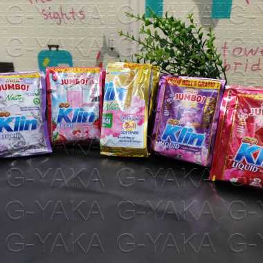 Soklin Liquid Jumbo Sachet - Kemasan 40ml - Pelembut & Pewangi Pakaian Sakura Strawberry
