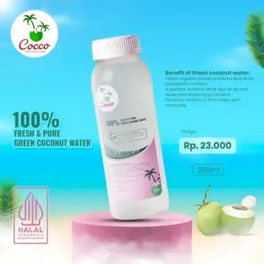 Jual 1 Botol Cocco Fresh Air Kelapa Muda Murni 250ml Di Seller Cocco ...