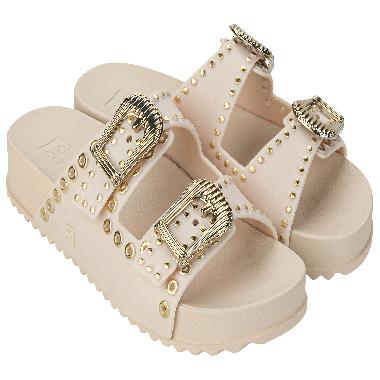 Zaxy Hold Ad Sandal Flat Wanita - Off White 38