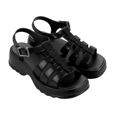 Zaxy Join Sand Ad Sandal Flat Wanita - Black 41-42