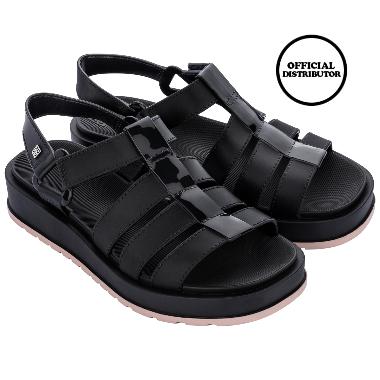 Zaxy Conectada Sand Ad Sandal Flat Wanita - Black 41-42
