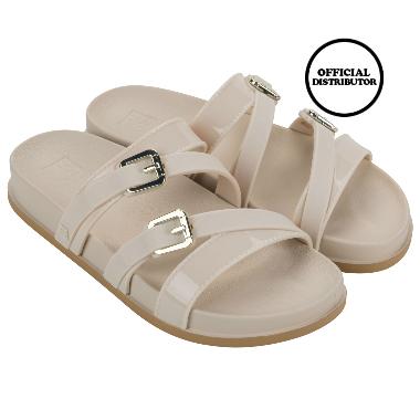 Zaxy Fine Ad Sandal Flat Wanita - Off White 37