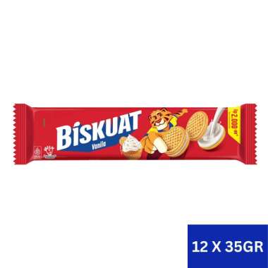 Biskuat Sandwich Vanilla Box [12x35g]