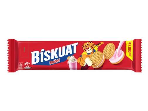 Biskuat Sandwich Strawberry Box [12x35g]