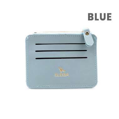 Elega Helena Purse Dompet Kartu Card Holder Mini Wallet Koin Wanita BLUE