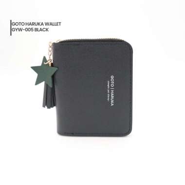 Goto Haruka Wallet Dompet Wanita Kecil AestheticĀ LipatĀ Simple GYW-005 BLACK