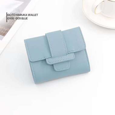 Goto Haruka Wallet Dompet Wanita Kecil AestheticĀ LipatĀ Simple GYW-009 BLUE