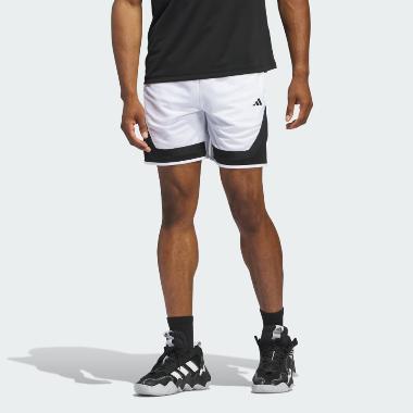 adidas Men Basketball Pro Block Short Baju Basket Pria [IX1849] A/L7" white
