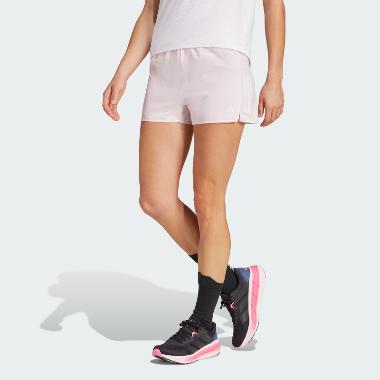 adidas Women Running Own the Run Short Celana Lari Pendek Wanita [JC7223] A/M4" clear pink