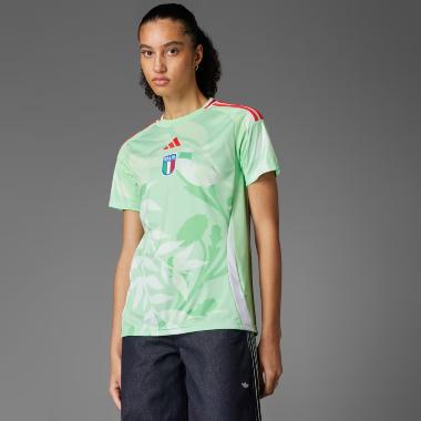 adidas Women Football FIGC Jersey Jersey Sepakbola Wanita [JF0600] M glory mint