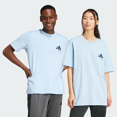 adidas Men Sportswear Lounge Vebriage Friends of Sport Graphic Tee Baju Olahraga Pria [JJ3986] A/L g