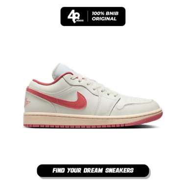 Sepatu Basket Wanita Nike Air Jordan 1 Low - Sail (DC0774-109) Original 36,5