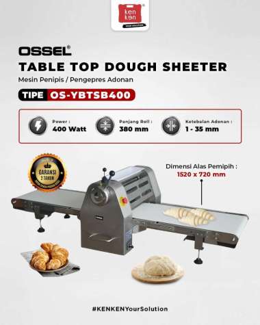 OSSEL Dough Sheeter Manual Penipis Adonan Manual DS-23 OSSEL TERMURAH viral