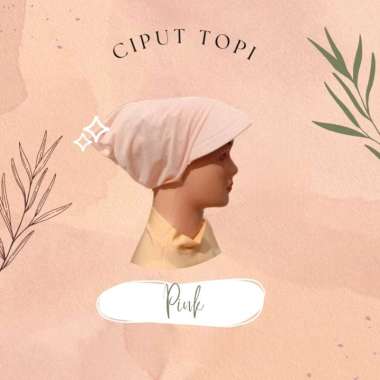 INNER CIPUT TOPI DALAMAN HIJAB ANTEM MODEL TOPI SEGITIGA Pink