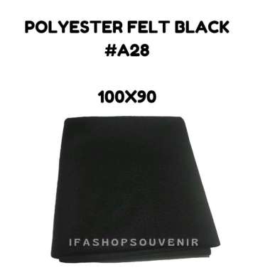 KAIN FLANEL METER 100X92 CM Hitam