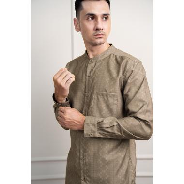 Heaven Lights Men Qaf Long Sleeve Koko - Mocha 3XL