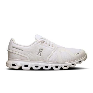 On Cloud 6 Men Sepatu Sneakers Pria [3MF10071200] 9 White White