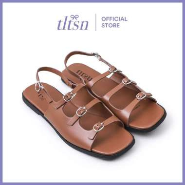 The Little Things She Needs - ORNA Flatshoes Sepatu Sandal Wanita Brown [TSN0002235.C0053] 39 Brown
